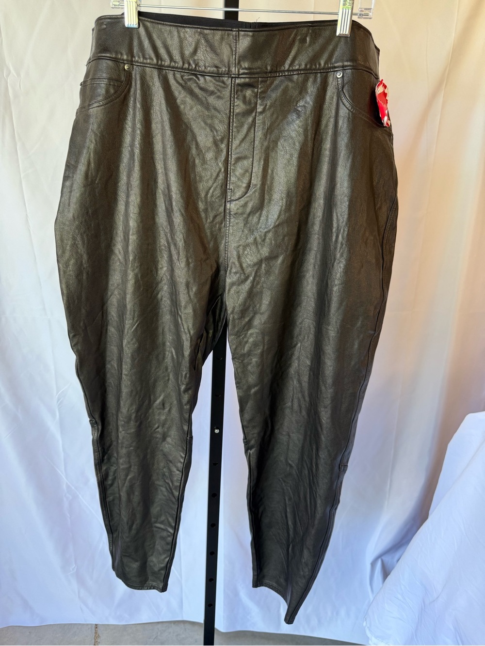 Spanx women’s 3x ankle skinny luxe black pull on legging NWT 26” inseam